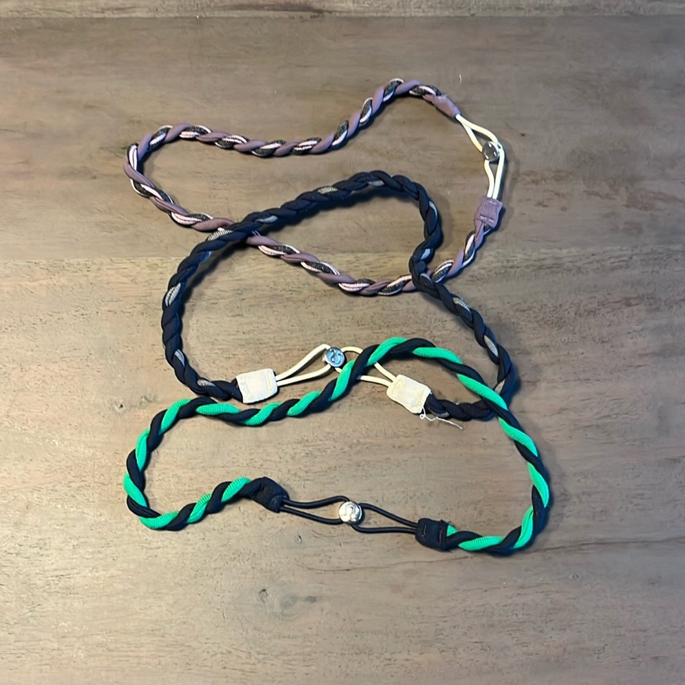 Lot of 3 lululemon twist headbands